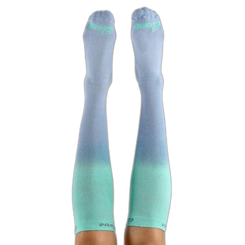 NWT Clove Compression Socks,‎ Small (W5-8.5), Ocean Fade| Nurse Medical Travel